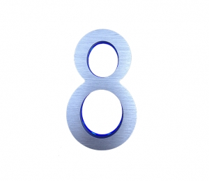 Floating Clear Horizontal LED Sign And Doorbell